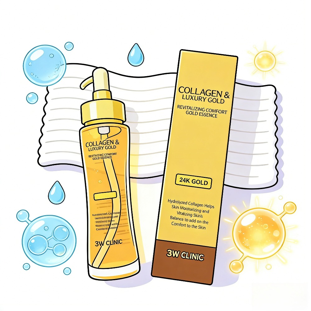 3WCLINIC Collageen & Luxe Goud - Luxury Skincare Serum recensie en prijs